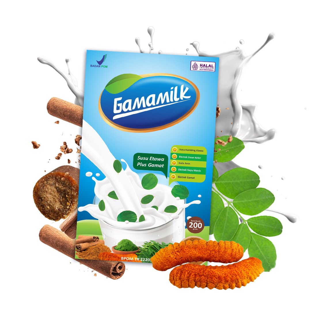 Kemasan Gamamilk 200gr