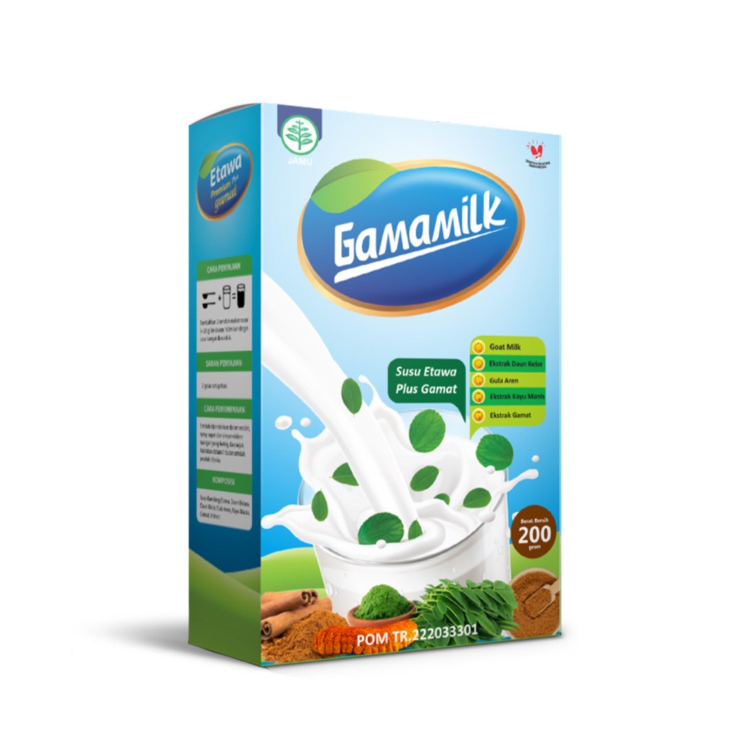 Kemasan Gamamilk 200gr